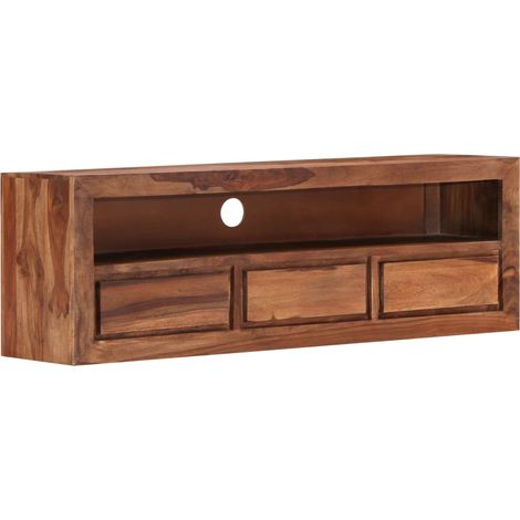 Mobile TV/credenza di design pratico 120 cm legno massello di sheesham 2502062