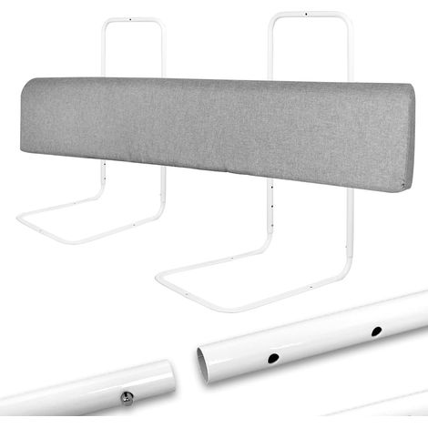 Bettgitter Rausfallschutz Bett 200cm Bettschutzgitter Kinderbett, 40-60cm 5 Löcher Höhenverstellbar Bettumrandung Flexible Bettkantenschutz NAIZY (1/4)