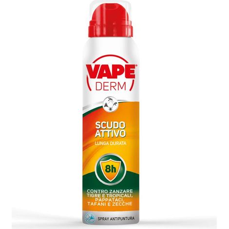 VAPE - 17896 - Derm scudo attivo antipuntura zanzare100 ml (CONTIENE DEET)