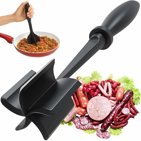 hachoir à viande, mixeur à riz, mélange, broyage, spatule à viande, purée (1/5)