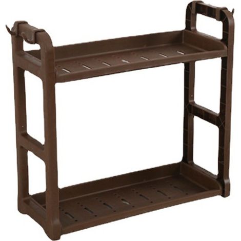 1 Étagère de rangement, double couche, plastique, multifonctionnelle, cuisine salle de bain(Q3 : Nouveaux produits pour le mois d'août) (1/5)