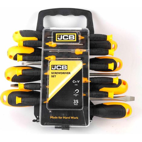 JCB 35 Piece Screwdriver Set