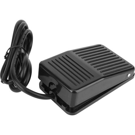 Interrupteur au Pied Momentané, Interrupteur Pedale Pied, Conception Antidérapante, étanche IP67, 10A 250V AC, Interrupteur à Pédale avec Mémoire Mécanique Réglable (Longueur de ligne 1 mètre) (1/5)