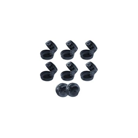 Cache Boutons de Cuisinière à Gaz 8 Pièces Protecteur de Boutons de Four Couverture de Bouton Couvre Boutons de Cuisinière Couverture de Bouton Four Protections pour Cuisinière à Gaz (1/5)