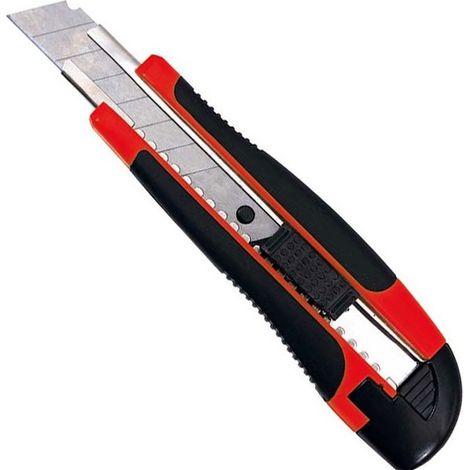 Cutter 18 mm avec lames sécables - Corps bi-matière - MOB (1/5)