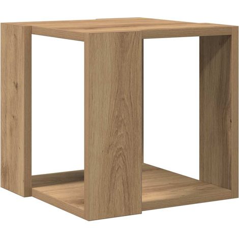 Maison Exclusive - Couchtisch Artisan-Eiche 32 x 32 x 30 cm Holzw (1/5)