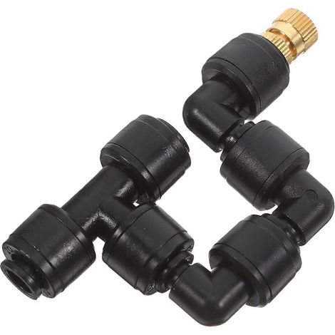 5Pcs Mist Nozzle For Plant Humidification Reptile Care Outdoor Agriculture 1/4 Inch Tube Connection (1/5)