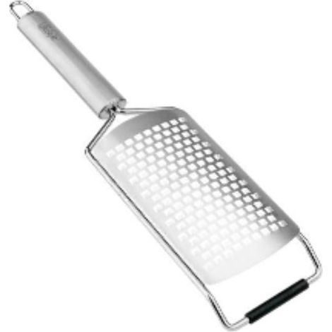 FPLUS rallador con mango fino inox , RALLADOR CUCHILLAS MICROPLAN FINAS
Ralla los alimentos sin rasgarlos, romperlos o desmenuzarlos.
Protector incluido.
Ideal para cítricos, ca