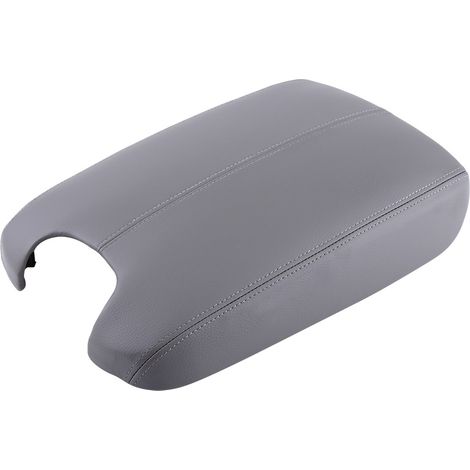 Protector de reposapulgar para consola central de Honda Accord 2008-2012 - 1 unidad en piel sintética de microfibra, color gris. (1/4)