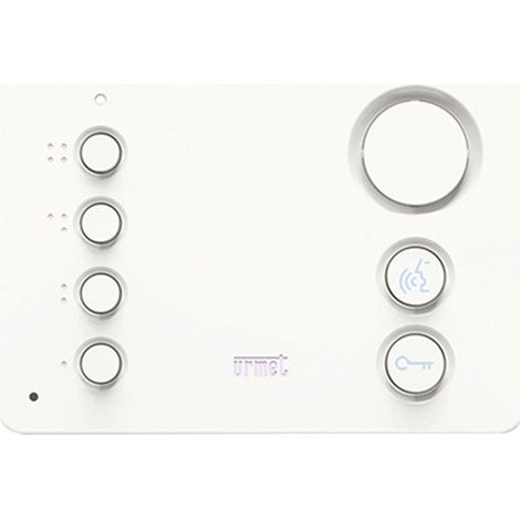 Grothe MIRO Teléfono manos libres HT 1183/7, 2 hilos, montaje en superficie, blanco, 74754
