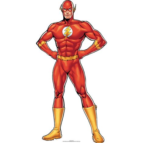 Figurine en carton Flash DC Comics (année 60) Mini Format Hauteur 90 cm (1/5)