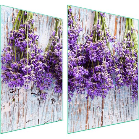 PLACA PROTECTORA DE VIDRIO PARA ESTUFA 70x52 LAVANDA (1/5)