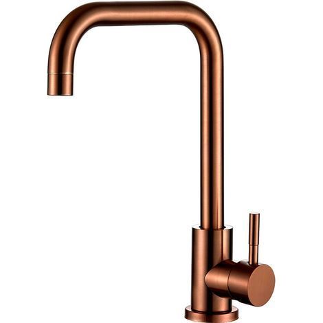 TAISHENGDA-Robinet Lavabo Rose Or Pivotant à 360°, Mitigeur Lavabo, Robinets Salle de Bain avec Aérateur Démontable - RWRobinet simple de lavabo (1/3)