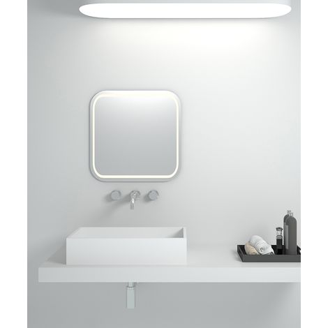 Lavabo rectangular independiente Blanco mate - Shanga1