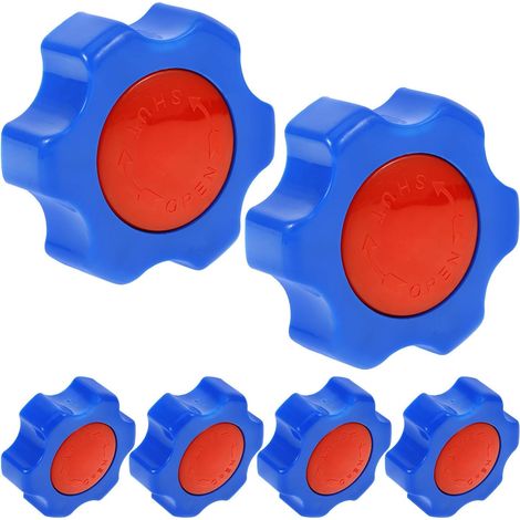 6 Pièces Volant de Vanne en Plastique Bleu (1/5)