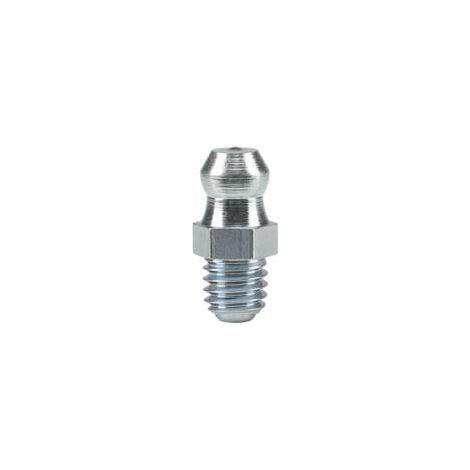 TESTINA PER INGRASSATORE CONICO H1-DRITTO-180  °- - maschio G 1/8 - 10 pezzi PRESSOL