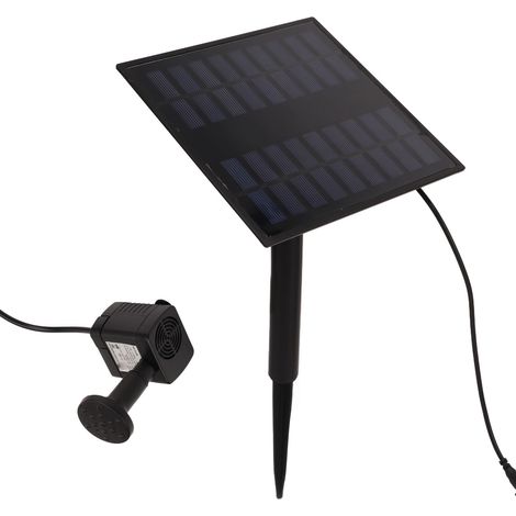 Hocheffiziente Solarpumpe für Springbrunnen und Vogeltränken, 1,8 W, ideal für Gärten, Teiche und Freibäder. (1/5)