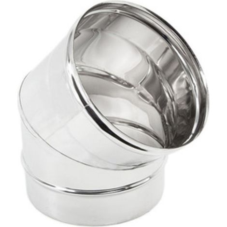GOMITO INOX AISI 304 45 D 14 CM Q.TA 2