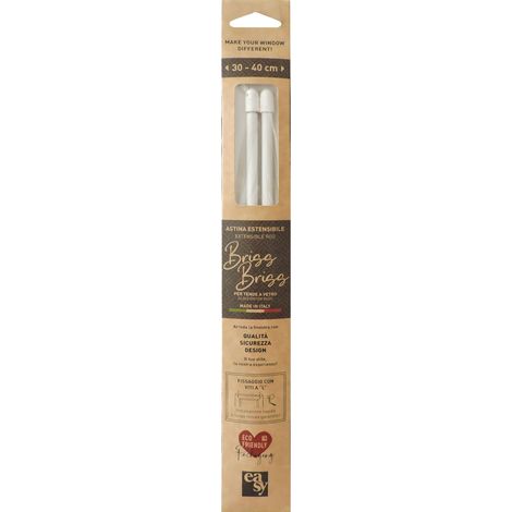 SET 2 ASTINE BRISS-BRISS 30-40CM BIANCHE