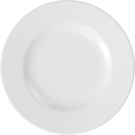 Assiette Plate Porcelaine Blanc 29,2 x 29,2 x 8,5 cm (1/4)
