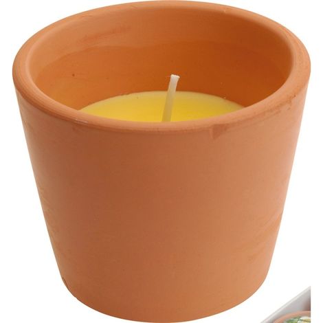Vela citronela bol terracota Ø 63x77 mm