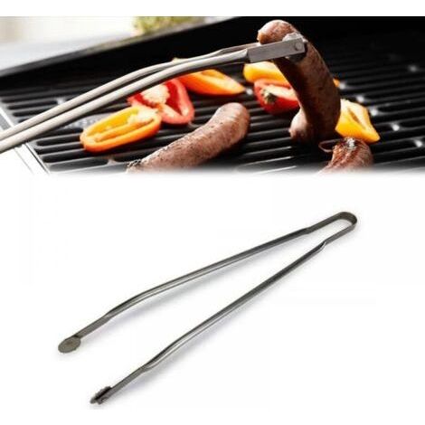 Pince Barbecue à roulettes,Pince Barbecue Roulette Professionnelle 50cm-Pince à Retourner Saucisses avec Manche Long Résistant,Accessoire de Cuisson Extérieure pour Grillades,Buffet d'Extérieur et BBQ (1/4)