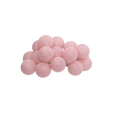 Ghirlanda led PVC rosa 3.5 x 255 cm