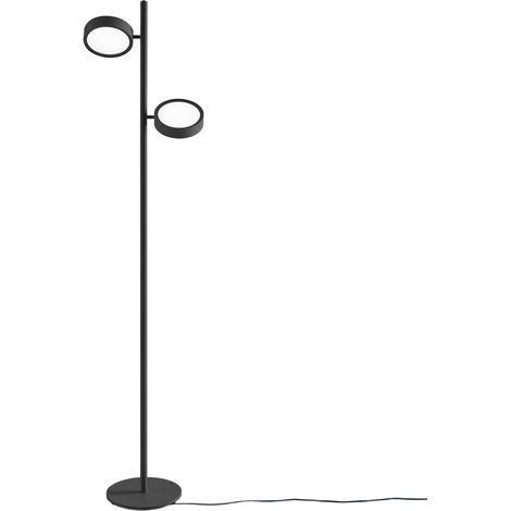 Lampada da Terra GPIN20 - Piantana 36W 2345lm LED 3000K Orientabile in Alluminio Nero Opaco - Gealuce (1/3)