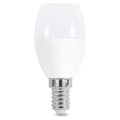 IluminaShop - Bombilla LED Vela C37 E14 6W Blanco Calido 3000K