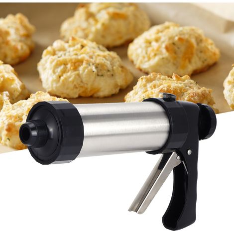 Ausstechformen-Set mit 8 Formen und 8 Tüllen zur Gebäckdekoration, Material: Edelstahl + ABS, Abmessungen: 230 x 140 mm, Farbe: Silber, Menge: 1. (1/5)