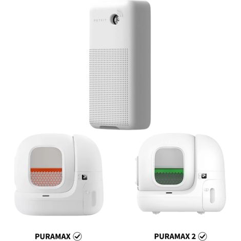 Petkit – Purificateur d'air spray désodorisant – Neutralise les odeurs – Pour espaces confinés – Avec 2 recharges et 4 piles AA