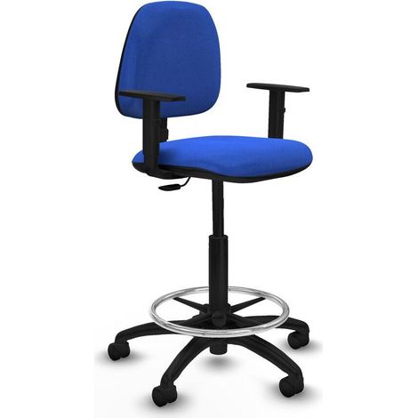 Piqueras y Crespo B1D01RN Chaise de Bureau Bleue Ajustable (1/3)