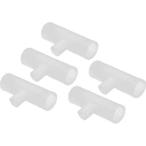20 pièces raccord en T 4 points pour abreuvoir poule, accessoire irrigation automatique volaille, tuyau de distribution eau pour élevage poulet (1/5)