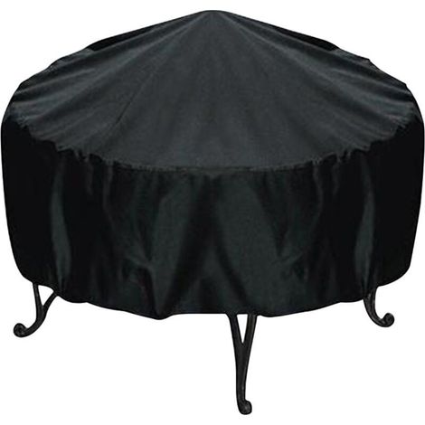 Trywise Housse de protection pour barbecue rond de 44 pouces avec cordon de serrage, imperméable et anti-poussière, pour fumoir extérieur à gaz et charbon de bois (1/4)