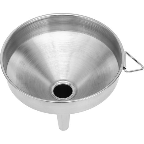 Entonnoir de cuisine épais en acier inoxydable pour le transfert d'ingrédients liquides et secs, 13 cm (1/5)