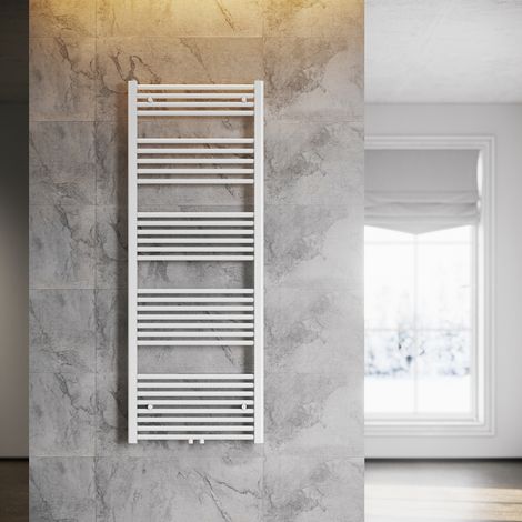 ELEGANT Handtuchtrockner Heizung Bad 1600x600mm Heizung Badezimmer Weiß Handtuchheizkörper (1/5)