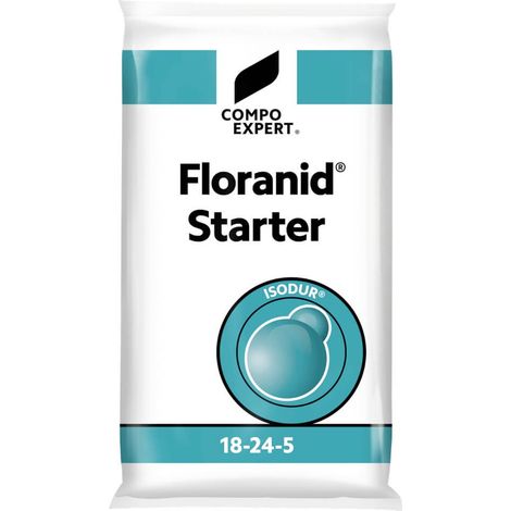 COMPO EXPERT Floranid Starter 25 kg Rasendünger Neuanlagen Rollrasen Langzeit