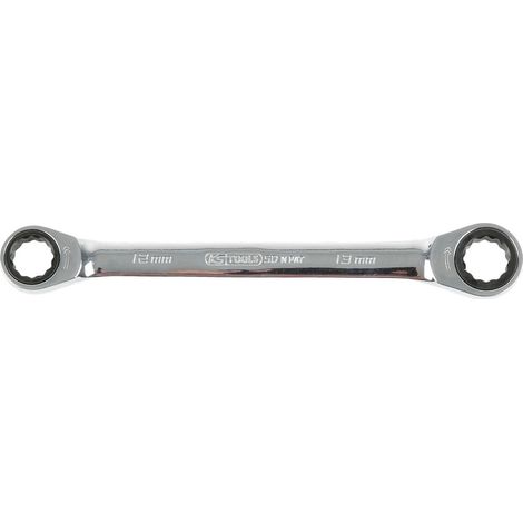KS Tools GEARplus Doppel-Ratschenringschlüssel, 12x13mm - 503.4504