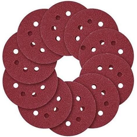 Grinding wheel, 5" (125 mm) 8-hole shank, 40 60 80 100 120 150 180 240 320 400 600 800 (pack of 120)