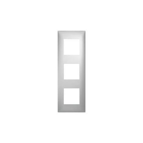 Plaque 3 postes Espace Evolution Arnould Finition: Aluminium