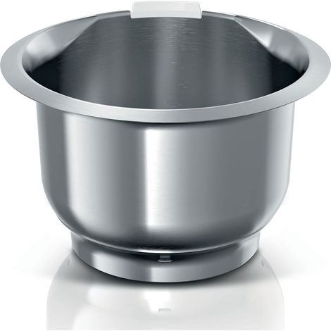 Bol mélangeur en acier inoxydable - Bol Inox pour MUMS2 - Accessoires cuisine - Argent (1/5)