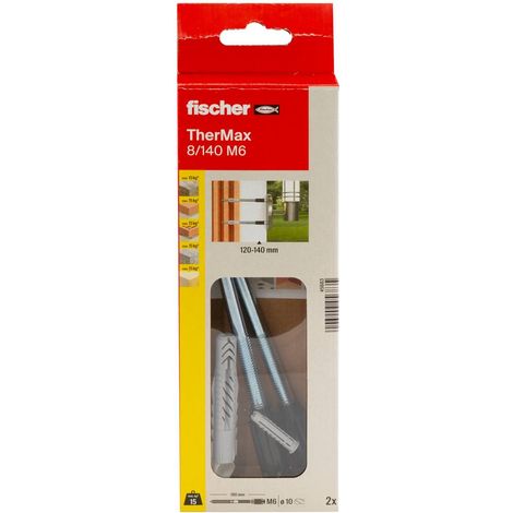 Fischer 045683 TherMax Sistema di montaggio 200 mm 18 mm 2 pz. (1/5)