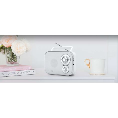 M-051 RW Portátil Analógica Blanco