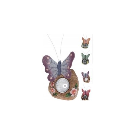 Solar LED Gartenleuchte Schmetterling 11 cm