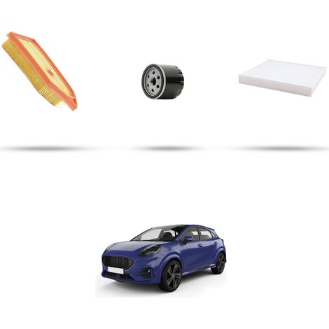 Kit tagliando 3 filtri compatibile con Ford Puma II 1.0 Ecoboost 70kw dal 2019 (1/5)