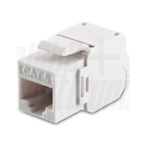 Alpha elettronica presa keystone cat6 utp bianca a pressione alpha elettronica 96-301w per reti dati