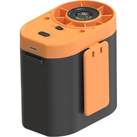 Ventilatore da cintura ricaricabile, silenzioso e personale con luce integrata. Ideale da indossare in campeggio, in viaggio, in spiaggia, a casa, durante escursioni, pesca, negli stadi e nei parchi.