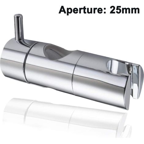Support de douchette universel, support de douchette réglable, support de douchette rotatif à 360°, support de douchette pour glissière (19/22/25 mm)