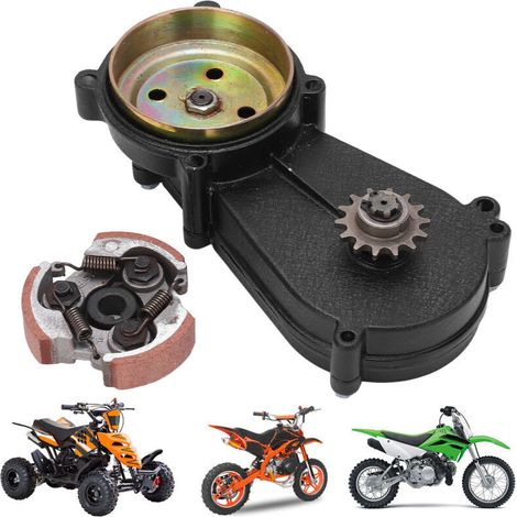 Boîte de vitesses 14T, Kit d'embrayage de boîte de vitesses de logement de tambour 14T adapté pour 47cc 49cc Mini Pocket Quad Dirt Bike ATV pièces (1/5)