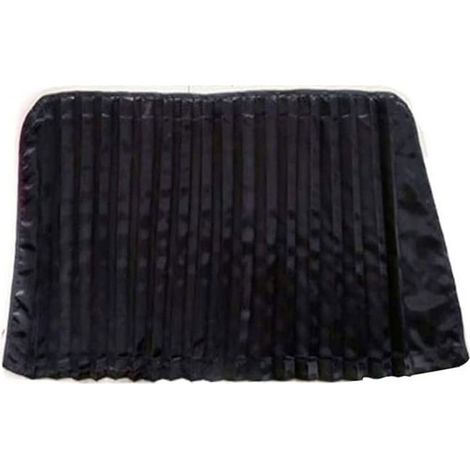 Rideau de protection solaire pour voiture, protection UV pour pare-brise, 2 pièces, noir (1/5)